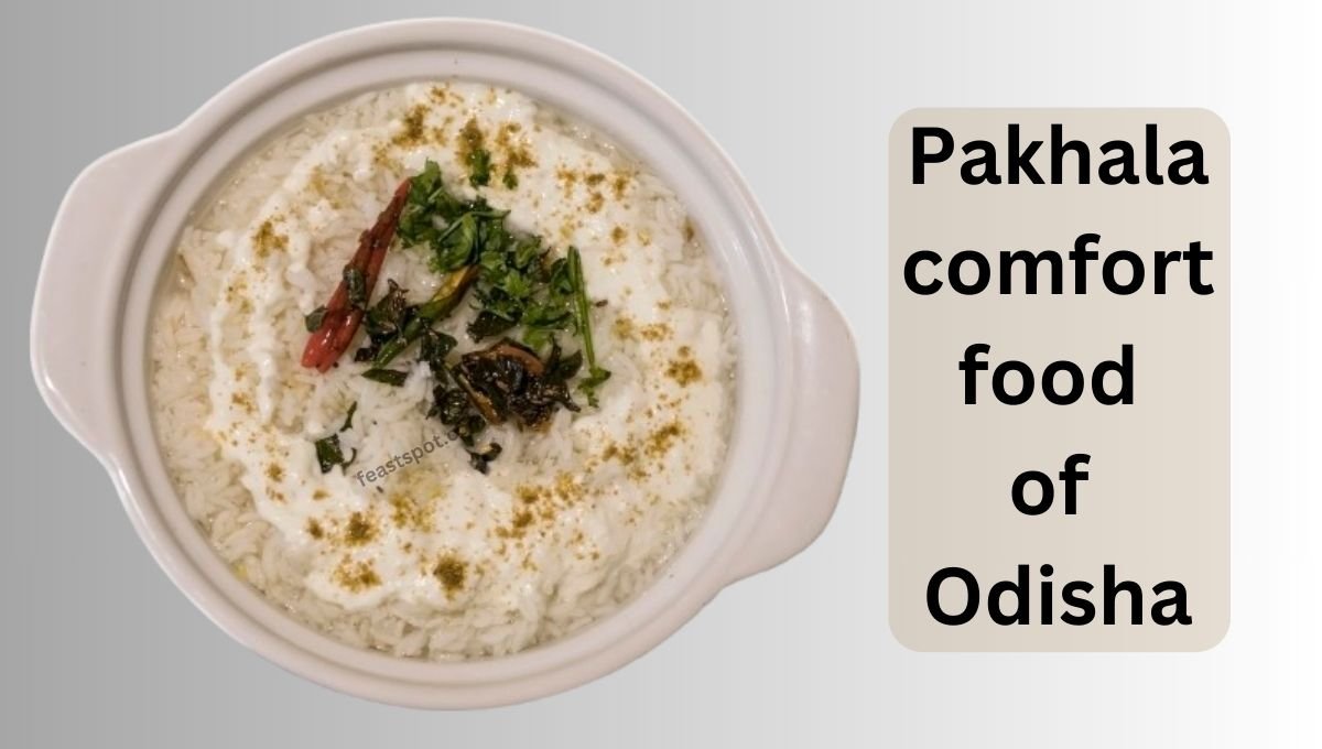 Pakhala is served with curd and tempering