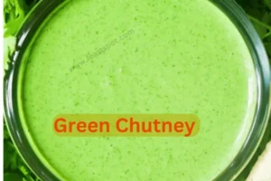 Preparation of Green Chutney for Paratha
