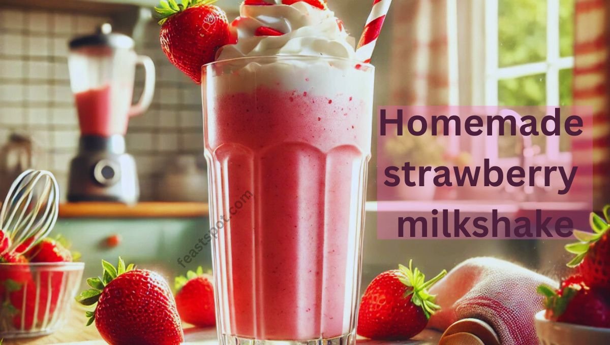 How to Make Strawberry Milkshake for Kids at Home