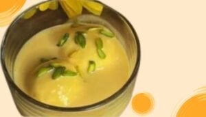 Innovative rasmalai with fruit variations