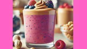 egan Protein Smoothies-berry almond protein booster
